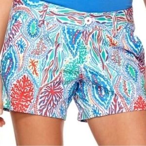 🌴LILLY PULITZER ‘The Callahan Short’ in Multi Let Minnow Print